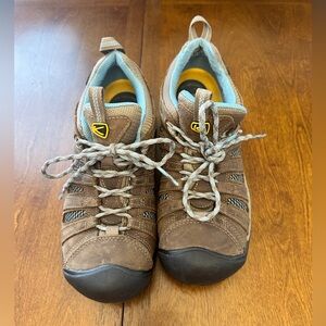 Keen Brown and Light Blue Women's Athletic Shoes